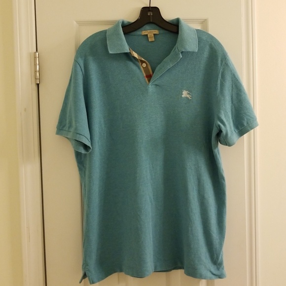 Light blue Burberry polo - Picture 1 of 6